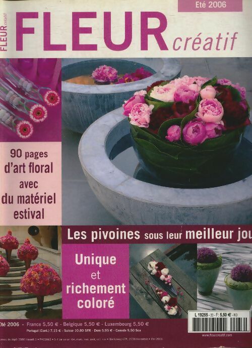 Fleur créatif n°33 : Les pivoines sous leur meilleur jour - Collectif - Fleur créatif - Livre