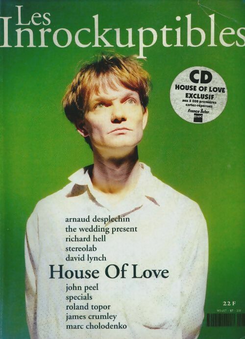 Les inRockuptibles n°37 : House of Love - Collectif - Les inRockuptibles - Livre