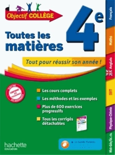 Objectif collège - toutes les matières 4e - Collectif - Objectif collège - Livre