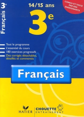 Chouette français 3e - Hélène Maggiori - Chouette Entraînement - Livre