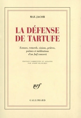 La défense de Tartuffe - Max Jacob - Blanche - Livre
