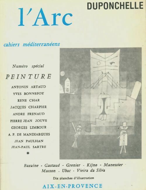 L'Arc cahiers méditerranéens: Numéro spécial peinture - Collectif - L'arc - Livre