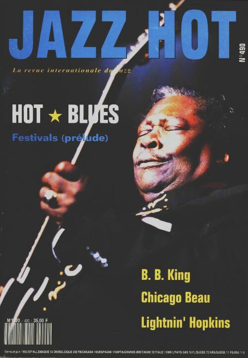 Jazz.Hot n°490 : B.B. King / Chicago Beau / Lightnin' Hopkins - Collectif - Jazz.Hot - Livre