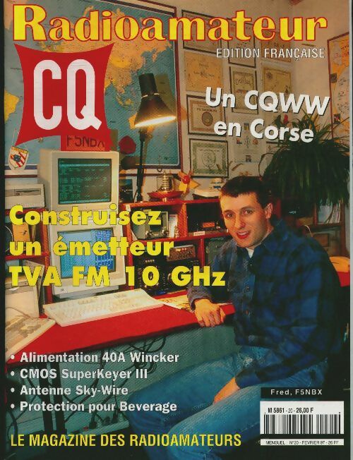 CQ Radioamateur n°20 : Construisez un émetteur TVA FM 10 GHz - Collectif - CQ Radioamateur - Livre