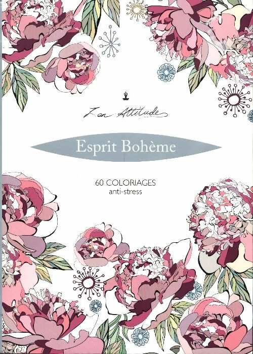 Esprit Bohème. 60 coloriages anti-stress - Collectif - Zen attitude - Livre