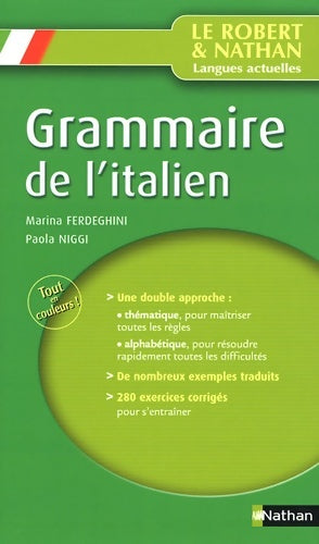 Rob & nath grammaire italien - Marina Ferdeghini-varejka - Nathan GF - Livre