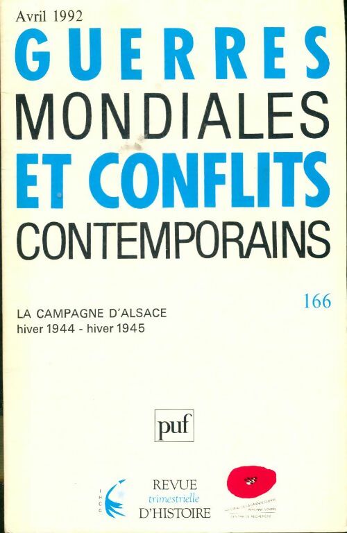 Gmcc 1992 n°166 : 166 - Collectif - PUF GF - Livre