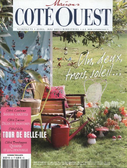 Maisons coté Ouest n°93 : un, deux, trois, soleil... - Collectif - Maisons coté Ouest - Livre