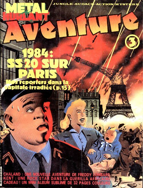 Metal Hurlant Aventure n°3 : 1984 : SS20 sur Paris - Collectif - Metal Hurlan Aventure - Livre