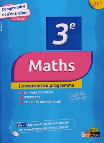 Maths 3e - Jean-Luc Romet - Comprendre et s'entraîner - Livre