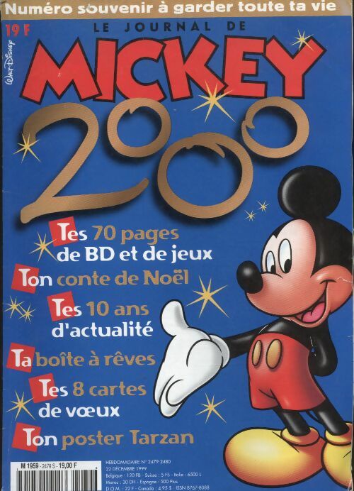 Le journal de Mickey n°2479-2480 : 2000 - Collectif - Le journal de Mickey - Livre