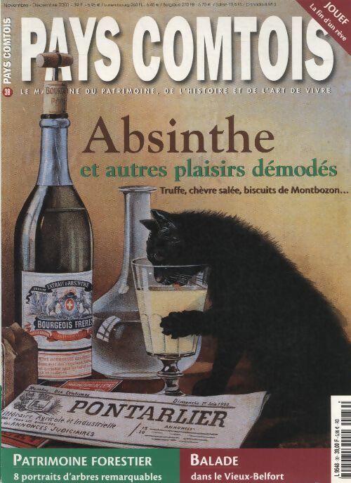 Pays Comtois n°39 : Absinthe et autres plaisirs démodés - Collectif - Pays Comtois - Livre