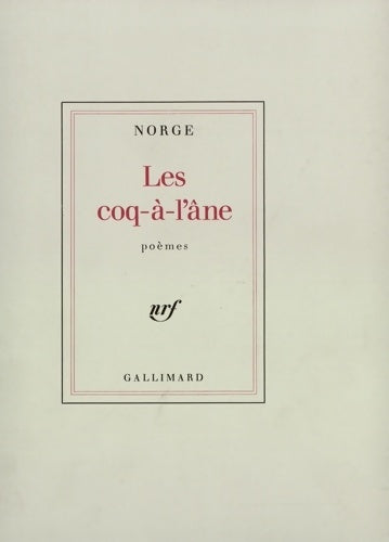 Les coq-à-l'âne - Norge - Hors série - Livre