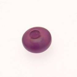 Perle résine forme donut 12x20mm couleur violet (x 1)