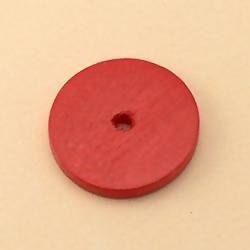 Disque diamètre 30mm couleur rouge (x 1)