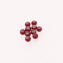 Perles magiques rondes Ø4mm couleur Rouge (x 10)
