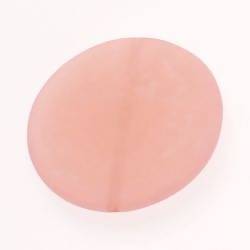 Perle en résine disque Ø40mm couleur rose mat (x 1)