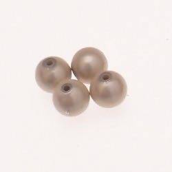 Perles magiques rondes Ø10mm couleur Crème (x 4)