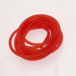 Tube PVC creux Ø4mm couleur rouge framboise (x 2m)