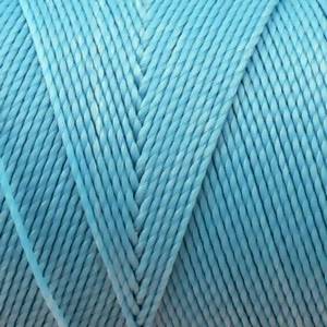 Fil polyester ciré 0,5mm couleur Bleu (x 2m)
