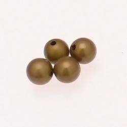 Perles magiques rondes Ø10mm couleur Vieil Or (x 4)