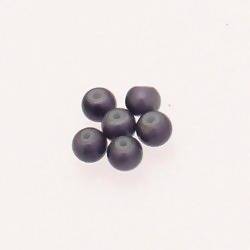 Perles magiques rondes Ø5mm couleur Gris (x 6)