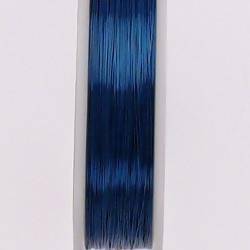 Bobine de 30m de fil de cuivre 0,3mm couleur bleu