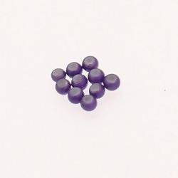 Perles magiques rondes Ø4mm couleur Mauve (x 10)