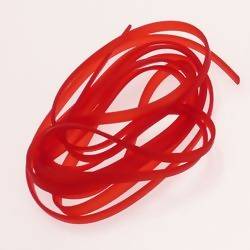 Bande PVC - 6x2mm couleur rouge framboise (x 2m)