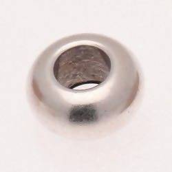 Perle métal Grande Bague Ø20mm couleur Argent (x 1)
