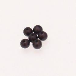 Perles magiques rondes Ø5mm couleur Gris foncé (x 6)