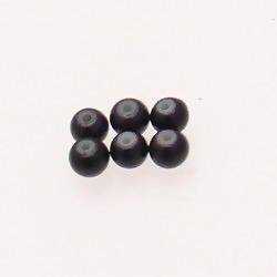 Perles magiques rondes Ø5mm couleur Noir (x 6)