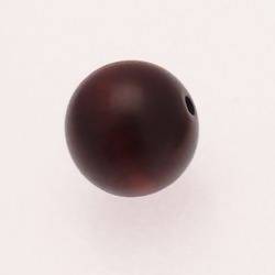 Perles en Bois rondes Ø20mm couleur Chocolat (x 1)