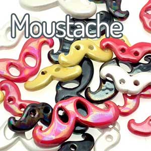 Forme de perle : Moustache