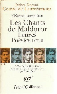 Livrenpoche : Oeuvres complètes - Comte Isidore De Lautréamont - Livre