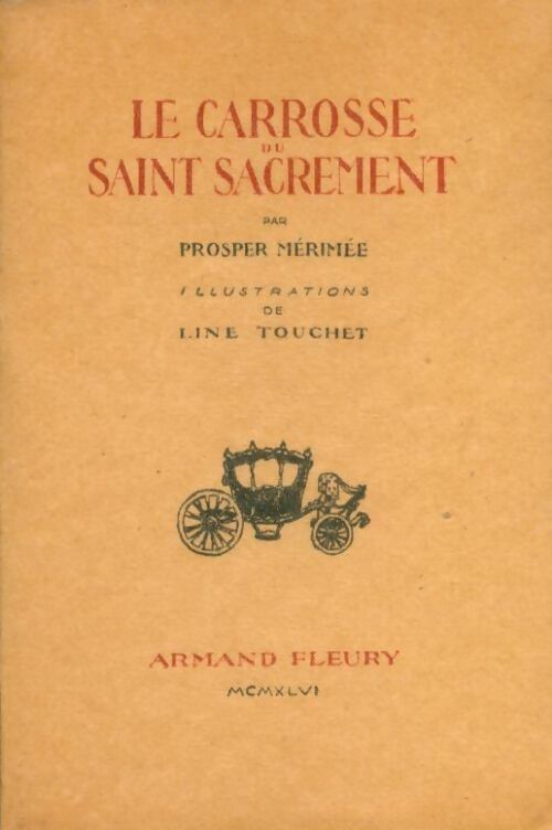 Le carrosse du Saint-Sacrement - Prosper Mérimée -  Coffret de Sylvie - Livre