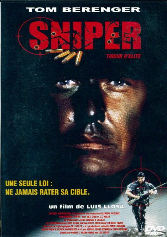 Livrenpoche : Sniper - Tireur d'élite - Luis Llosa, Tom Berenger, Billy Zane, J.T. Walsh, Aden Young, Ken Radley - DVD