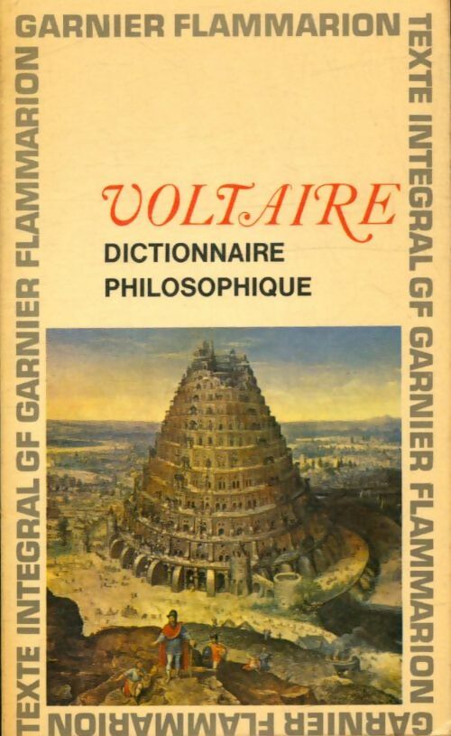 Livrenpoche : Dictionnaire philosophique - Voltaire - Livre