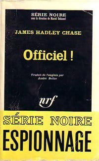 Livrenpoche : Officiel ! - James Hadley Chase - Livre
