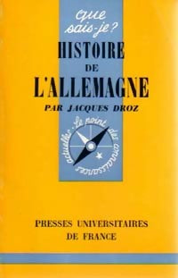 Livrenpoche : Histoire de l'Allemagne - Jacques Droz - Livre