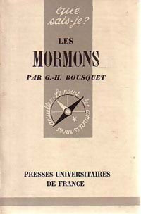 Les mormons - G.-H. Bousquet - Livre