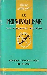 Livrenpoche : Le personnalisme - Emmanuel Mounier - Livre