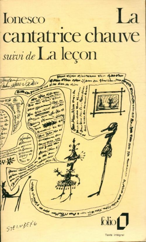 La cantatrice chauve / La leçon - Eugène Ionesco -  Folio - Livre