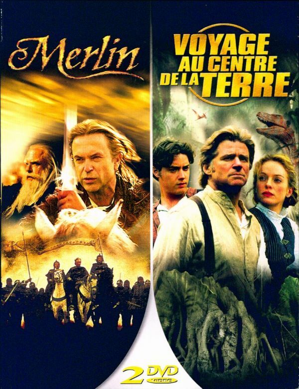 Livrenpoche : Merlin + Voyage au centre de la Terre (Double DvD) - Steve Barron, George Miller (II) - DVD