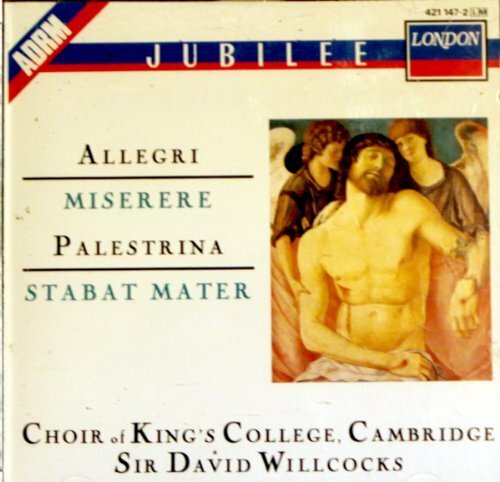 Livrenpoche : Allegri : Miserere (Psaume 51) - Palestrina : Stabat Mater - David Willcocks, Roy Goodman - CD