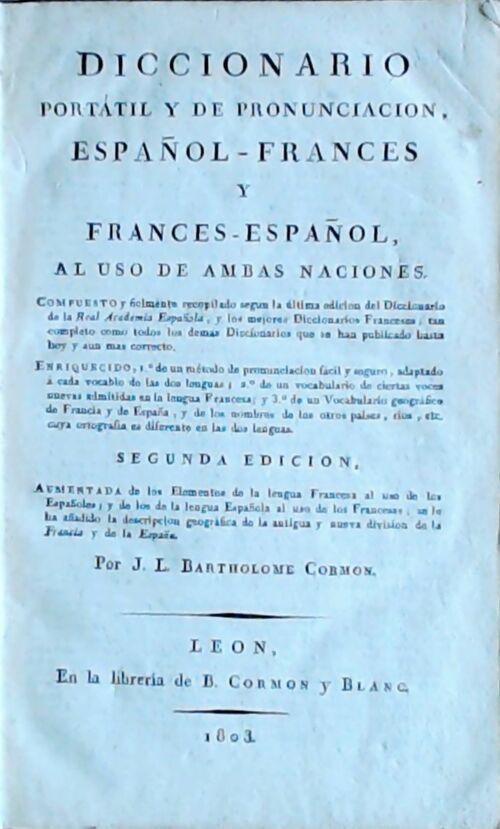 Diccionario portatil y de pronunciacion Espanol-Frances Y Frances-Espanol - Collectif -  Leon GF - Livre