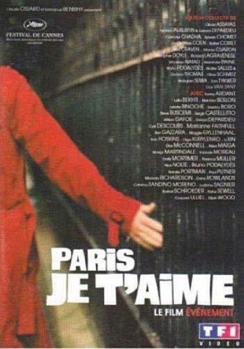 Livrenpoche : Paris je t?aime - Olivier Assayas, Walter Salles, Gus Van Sant, Richard LaGravenese, Tom Tykwer, Joel Coen, Ethan Coen, Alfonso Cuarón, Frédéric Auburtin, Gérard Depardieu, Christopher Doyle, Vincenzo Natali, Alexander Payne, Bruno Podalydès, Oliver Schmitz, Nobuhiro Suwa, Daniela Thomas, Emmanuel Benbihy, Gurinder Chadha, Sylvain Chomet, Isabel Coixet, Wes Craven - DVD