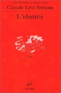 Livrenpoche : L'identité (Séminaire) - Claude Lévi-Strauss - Livre