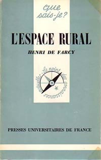 L'espace rural - Henri De Farcy - Livre