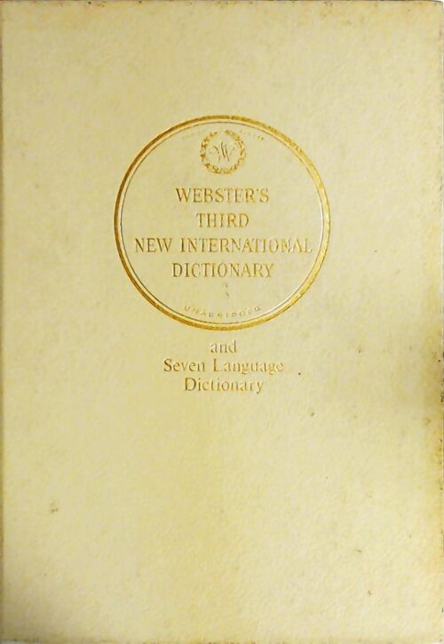 Webster's third new international dictionary (3 vols.) - Collectif -  Encyclopaedia Britannica - Livre